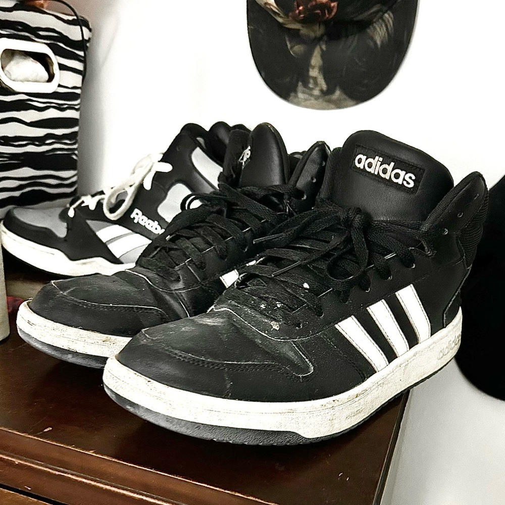 Adidas Hoops 2.0 basketball shoe size 12. Fair wear, broke-in take best offer.